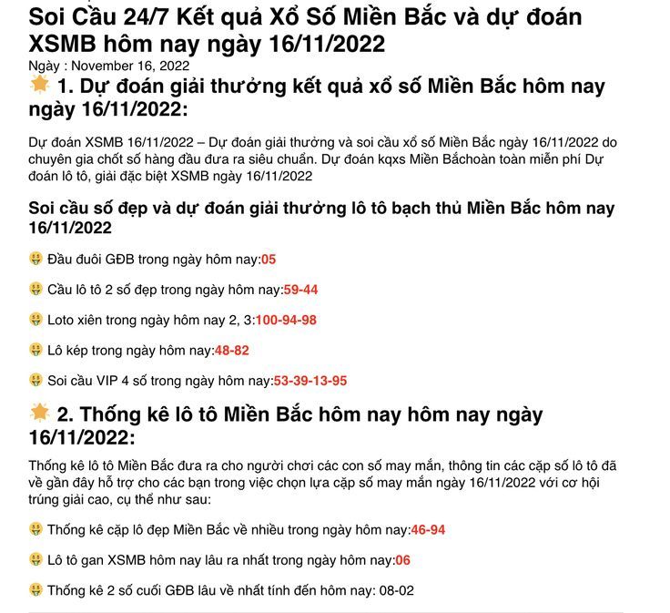Thống kê những cặp xiên 3 hay về, kết quả lô và soi cầu lô